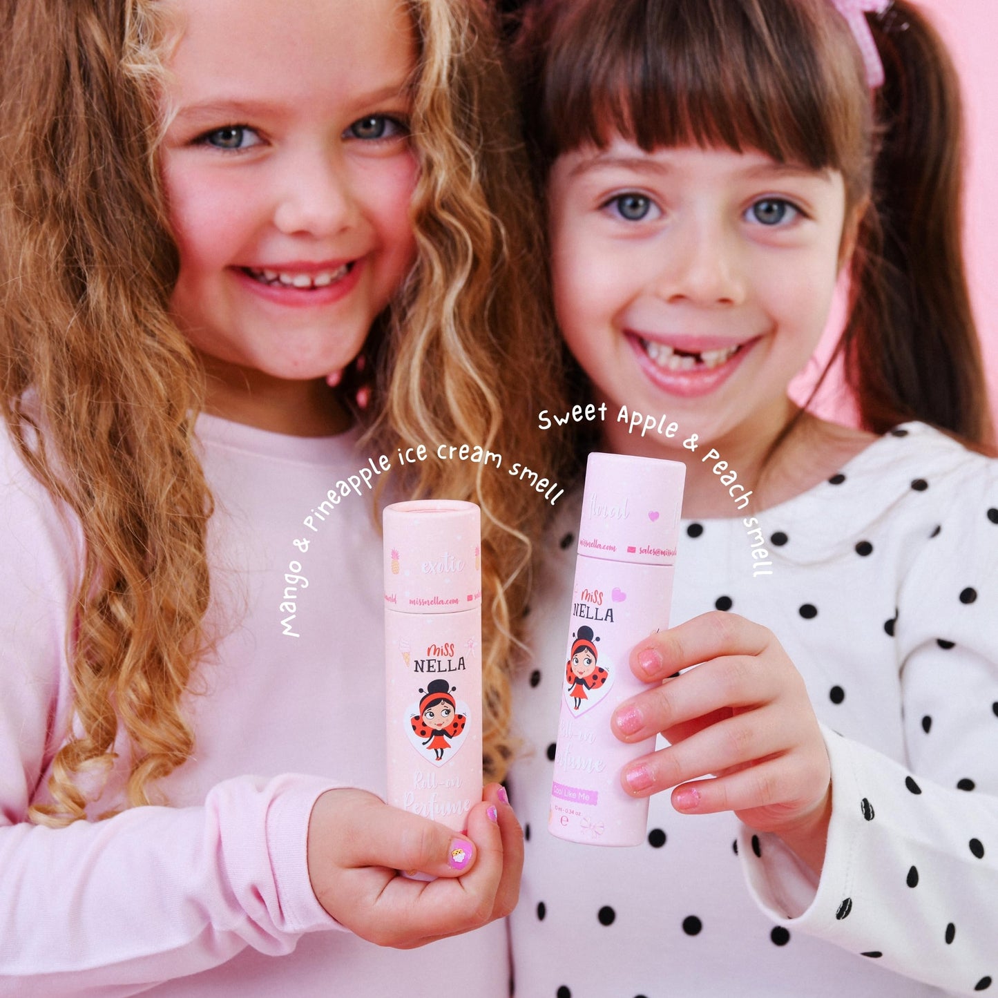 MISS NELLA Kids- Be Like Me Roll On Perfume set for Children with Fresh Fragrances Safe & Natural Boys & Girls Perfume Oil with Roll-On Applicator 10ML