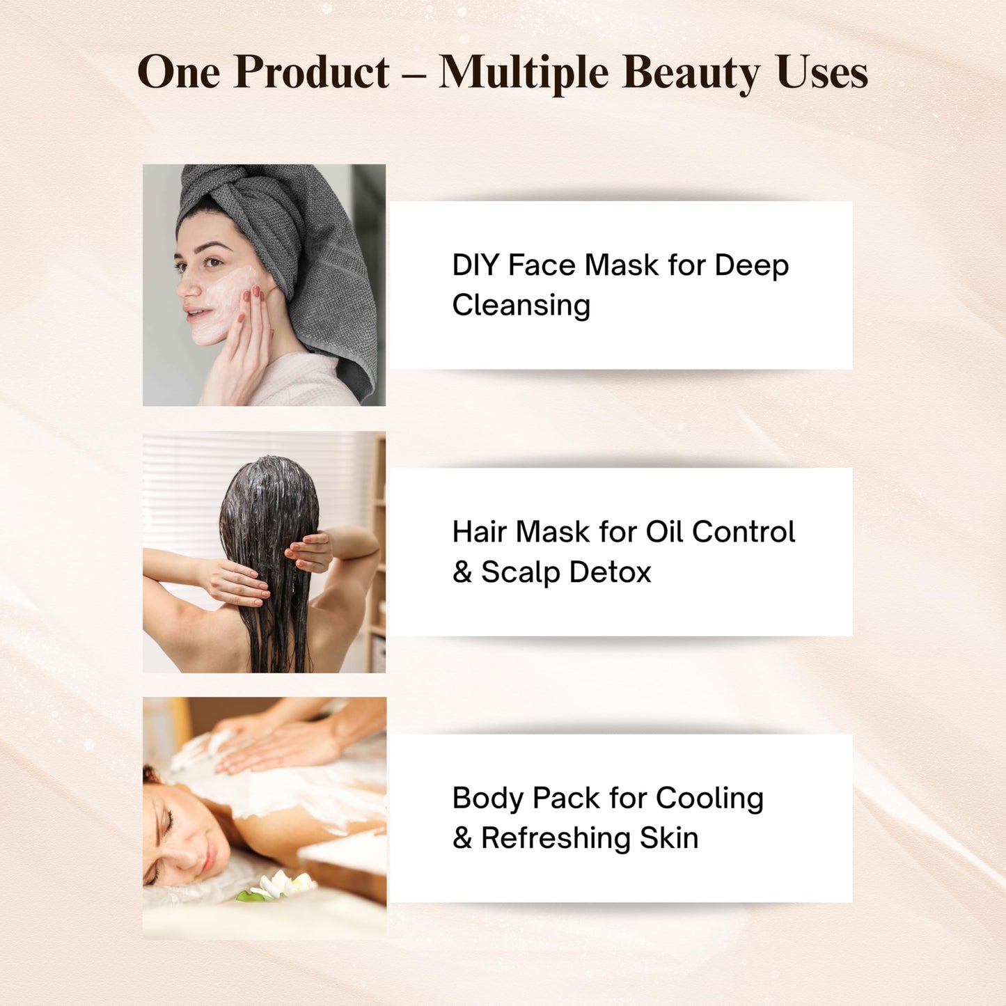 SATTVAYA Multani Mitti (Fuller’s Earth) Powder – 100% Pure & Natural Face Pack for Oily Skin, Deep Cleansing & Oil Control (12.8OZ)