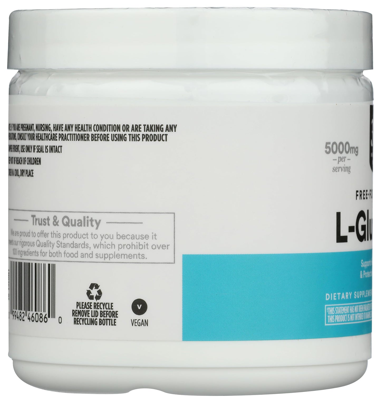 365 by Whole Foods Market, L-Glutamine Free-Form Powder, 8 oz