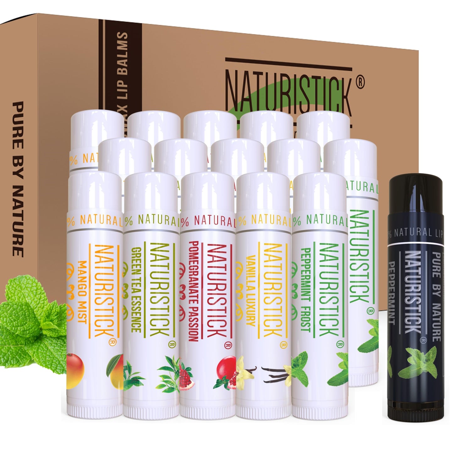 Naturistick Lip Balm | Assorted 16-Pack