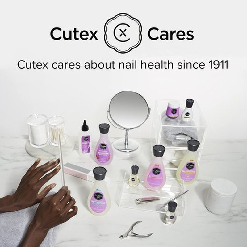 Cutex Gel Nail Polish Remover, Ultra-Powerful & Removes Glitter and Dark Colored Paints, Tropical Breeze Scent, 15.2 Fl Oz (Pack of 2)