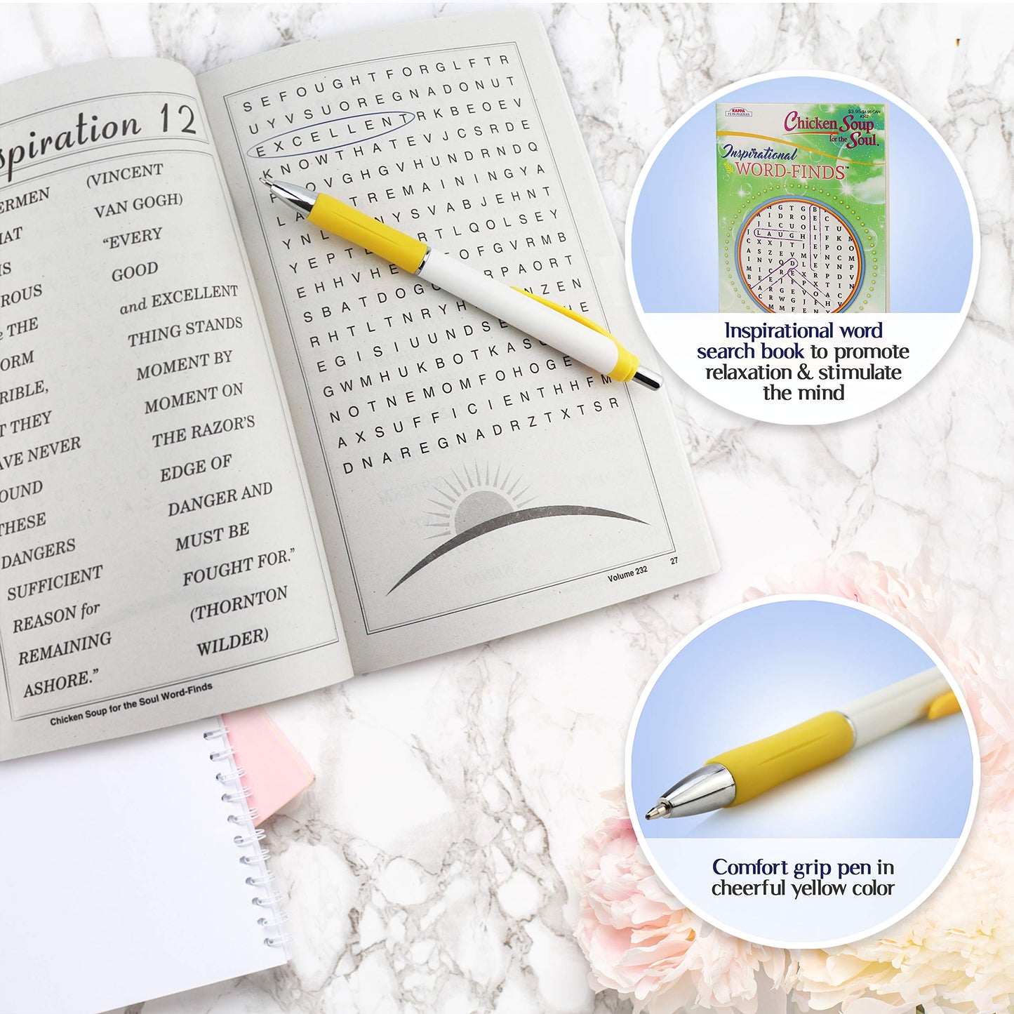 Get Well Soon Gifts for Women or Men - Gift Set Includes Luxury Blanket, Temperature Retention Cup, TLC Tea Kit & Inspirational Word Search Book - After Surgery, Thinking of You Care Package