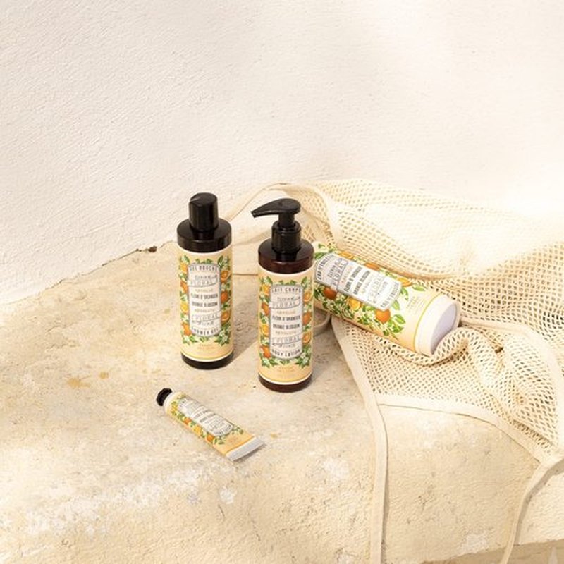 Panier des Sens – Orange Blossom Body Lotion for Dry Skin - Hydrating Body Cream for Women - Fluid Body Moisturizer with Shea Butter & Olive Oil - 96% Natural Ingredients Body Care - 8.45 Floz