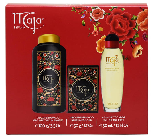 Maja Classic Gift Set - Talcum Powder 100g, Eau De Toilette 50ml, Soap 50g