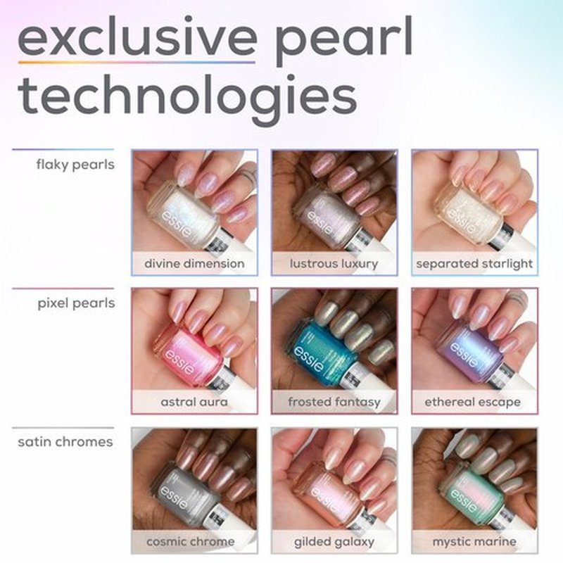 essie Nail Art Studio Special Effects Nail Polish, Chrome, Vegan, Aqua Nail Polish, Mystic Marine, 0.46 Fl Oz