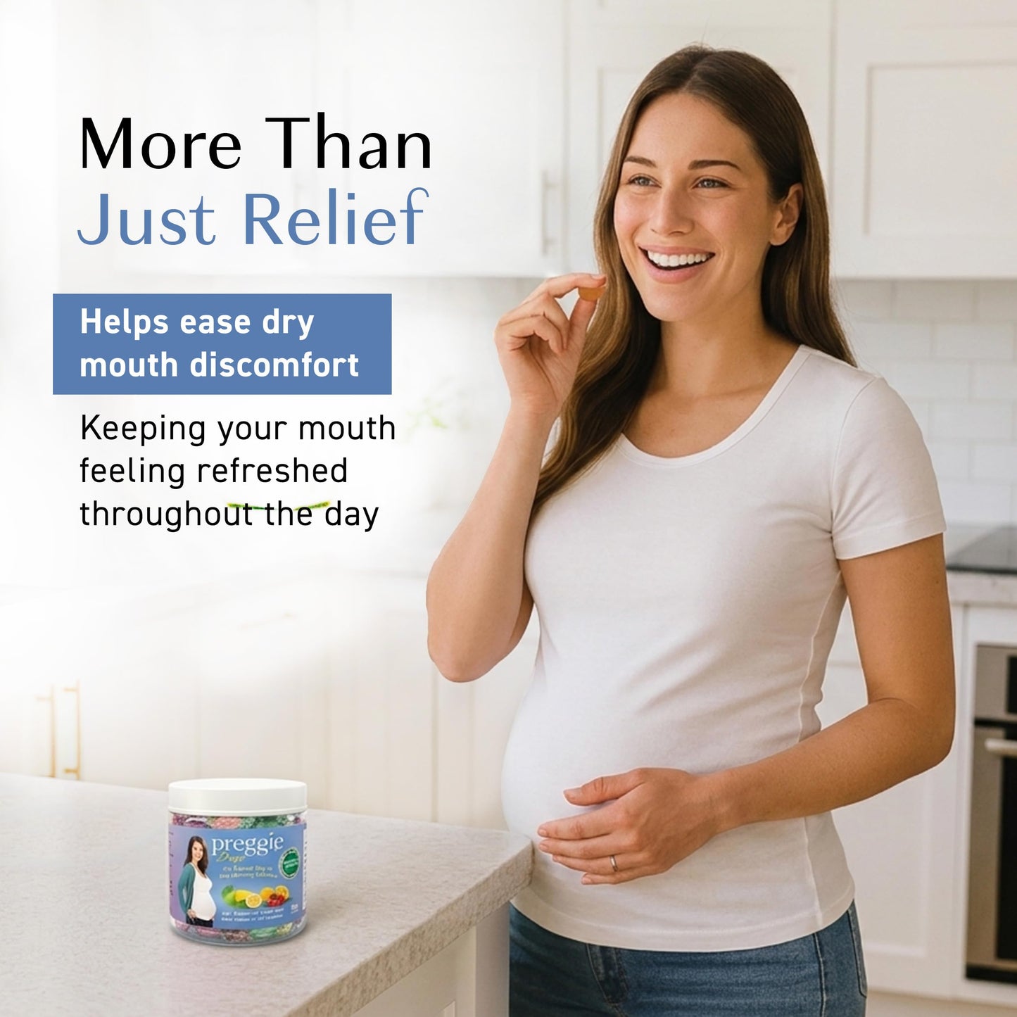 Preggie Drops Pregnancy Nausea Lozenges with Essential Oils & Fruit Extracts, Morning Queasiness Lozenges for Pregnant Women, Natural Sour Drops Variety Pack, 32 Count