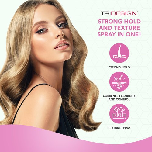 TRI Design Aerogel Hairspray - Non-Toxic Hair Finishing Spray for Styling, Volumizing and Holding Curly Hair with Flexible Hold - For Women and Men - Pack of 4 (10.5 oz)