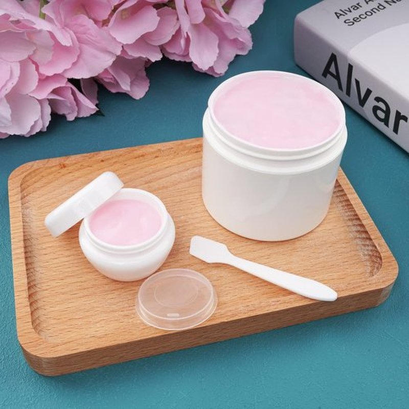 Cosywell Travel Containers Travel Size Containers for Toiletries Cream Jars 6PCS Refillable Leak-proof Travel Accessories with Lid for Lotion Cosmetic Makeup Body Cream