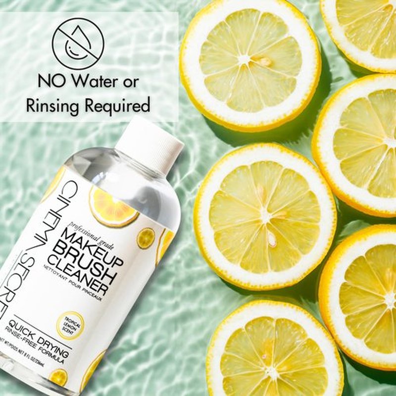 Cinema Secrets Professional Makeup Brush Cleaner, 8 fl oz, Lemon