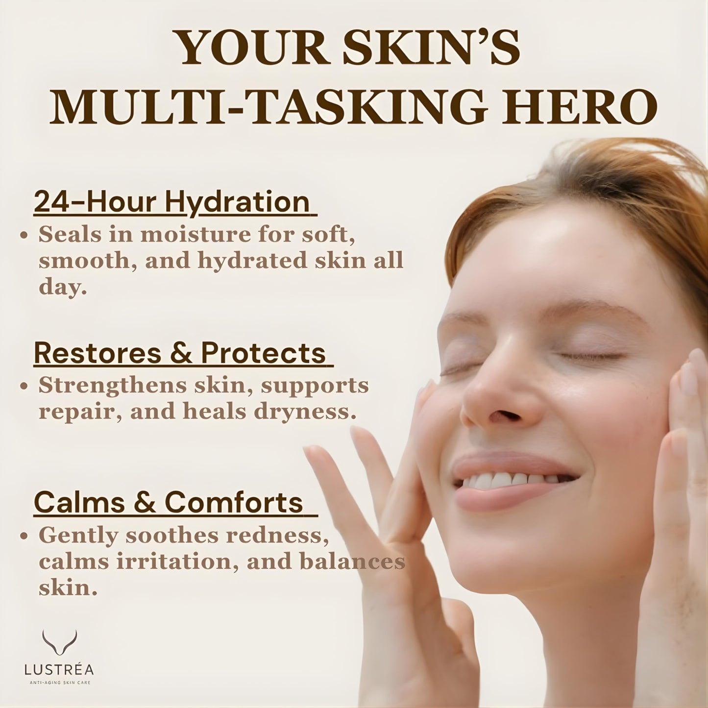 Whipped Tallow Cream for Face & Body 4oz (120g) Vanilla Lavender | | Grass Fed Beef Tallow Face Cream | Hydrating Face Cream for Sensitive Skin | Non-Greasy Skin Moisturizer | Multi-Use Body Balm