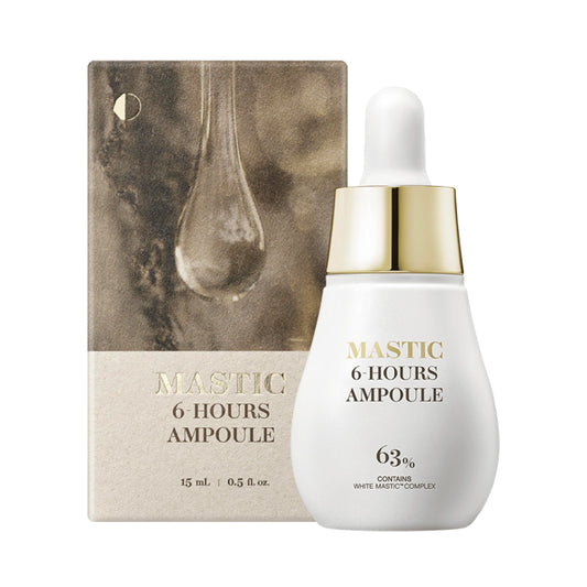Mastina Mastic Ampoule (Dropper Type, 0.5fl oz) - Dark Spot Remover Face Serum for Even Skin Tone. Fermented Mastic Gum. White Mastic Complex 63% + Tranexamic Acid 2% + Niacinamide 5%