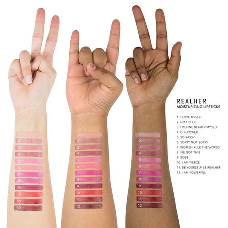 RealHer Moisturizing Lipstick - I've Got This - Dark Pink - All-Day Hydration - High Pigment, Creamy, Smooth Application