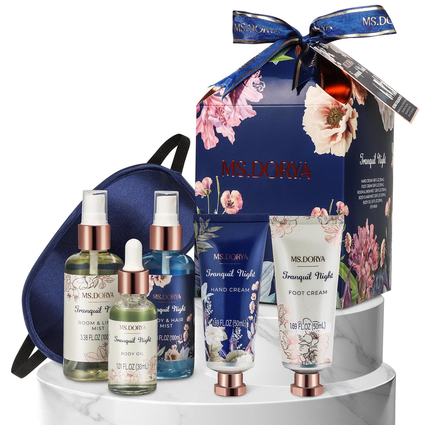 Birthday Gift Baskets for Women - 6 Pcs Self Care Gifts Set Gifts for Her, Gifts for Women Mom Wife Grandma, Relaxing Spa Gift Baskets At Home for Her, Anniversary