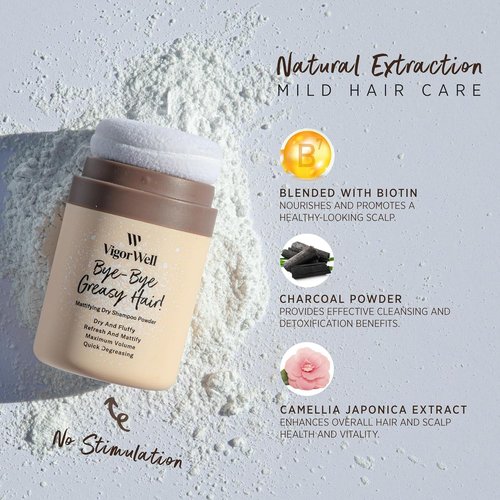 NOPUNZEL Dry Shampoo Powder, Dry Shampoo for Women, Powder Dry Shampoo, Dry Shampoo for Dark Hair, Travel Size Dry Shampoo, Non Aerosol Dry Shampoo, Natural Dry Shampoo Travel Size - 3 pack