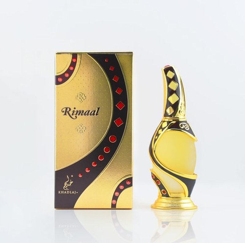 Khadlaj Rimaal Brown Concentrated Perfume Oil for Unisex, 0.5 Ounce