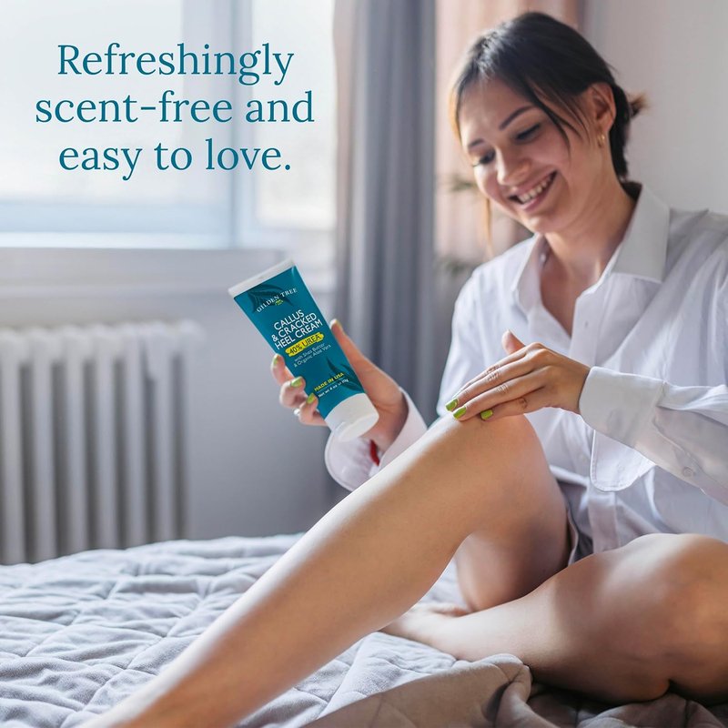 Urea Cream 40% - Maximum Strength Cracked Heel Treatment | Moisturizing Foot Cream with Shea Butter & Aloe for Dry Feet