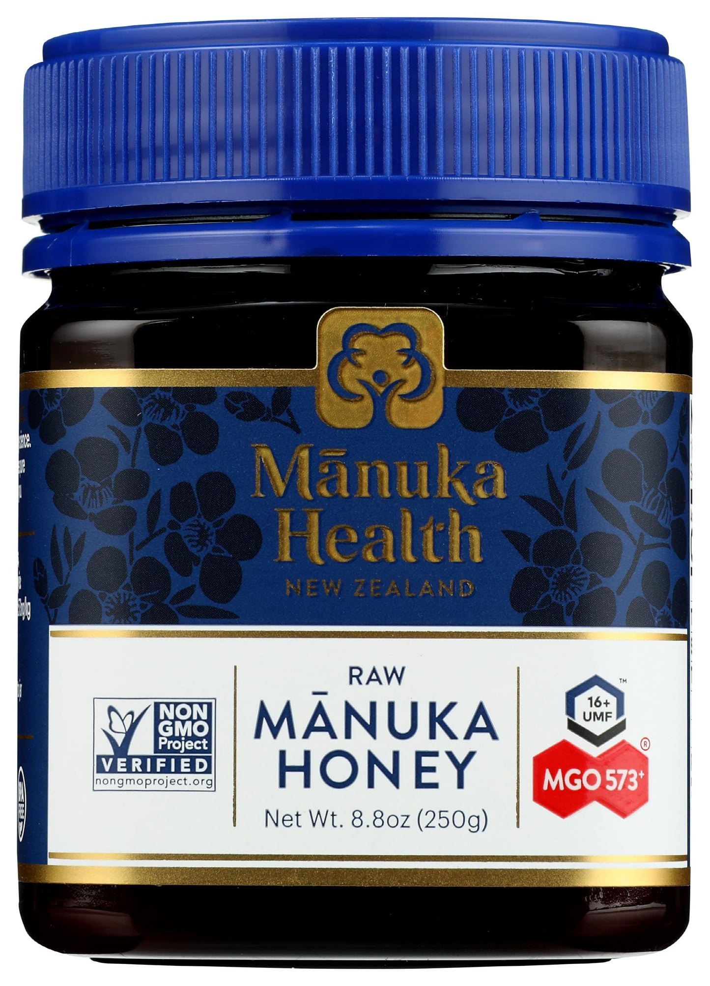 Manuka Health UMF 16+/MGO 573+ Manuka Honey (250g/8.8oz), Superfood, Authentic Raw Honey from New Zealand