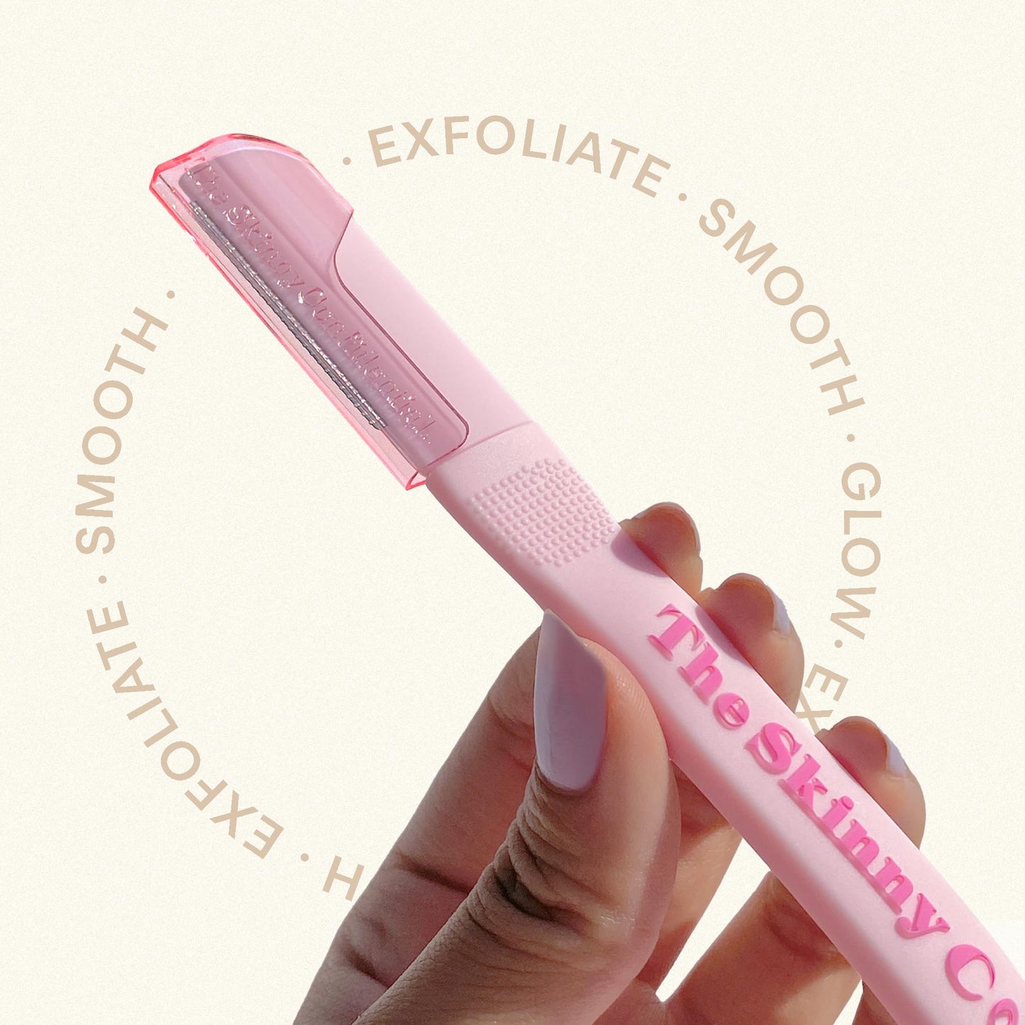 The Skinny Confidential Hot Shave Dermaplane Razor - Gentle & No Peach Fuzz Face Razors for Women for Smooth & Radiant Skin - Facial Hair Shaving & Exfoliating Skincare, Dermaplaning Tool Face Shaver