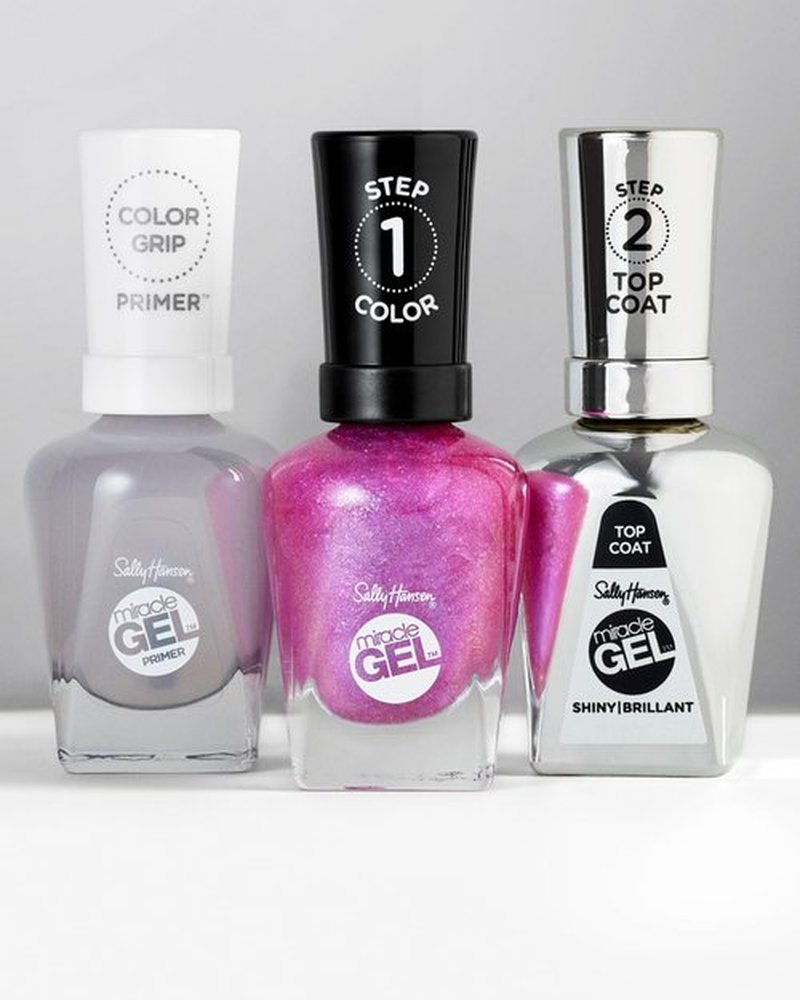 Sally Hansen Miracle Gel™, Quartz and Kisses, Long Lasting, Gel-Like Formula, No UV Lamp Needed, Pink Nail Polish