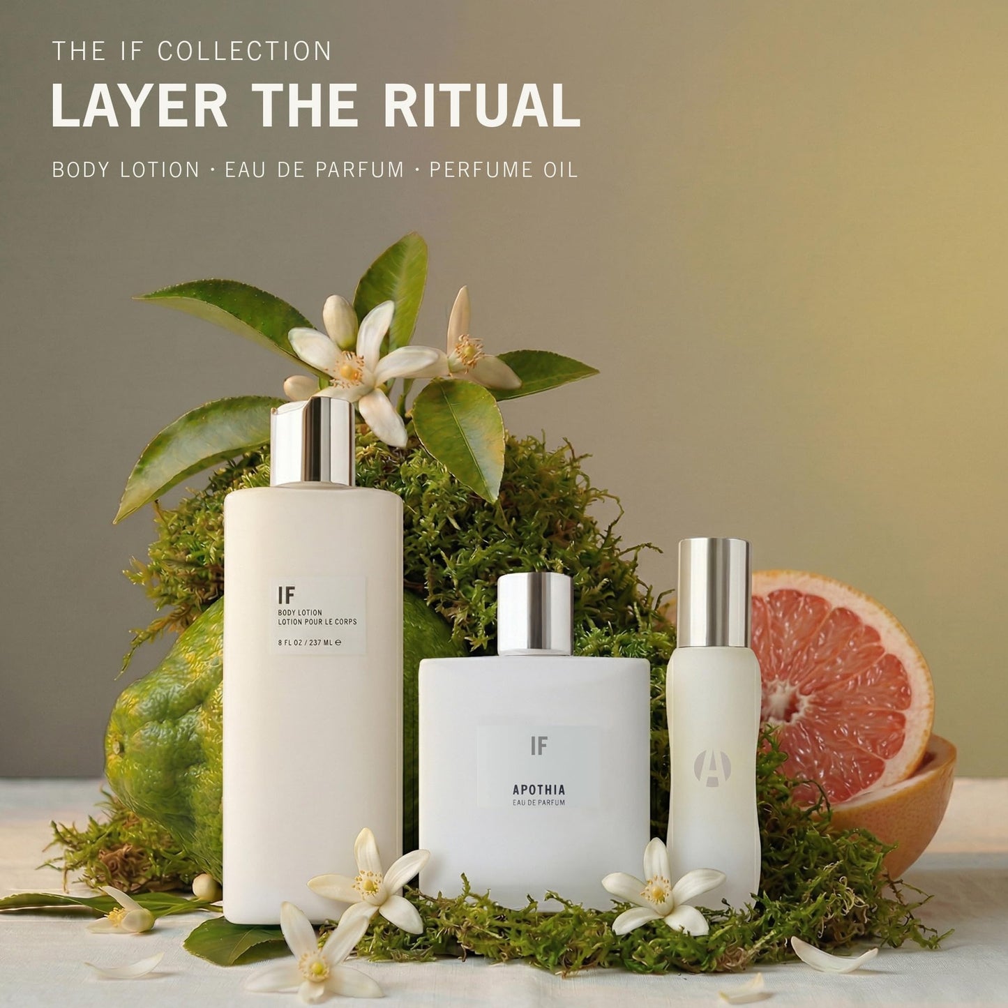 APOTHIA Eau de Parfum | IF | Bergamot, Gardenia, Tuberose, White Jasmine & Musk | Clean, Long Lasting Perfume for Women | Non-Toxic, Cruelty Free Fragrance | 50 ml