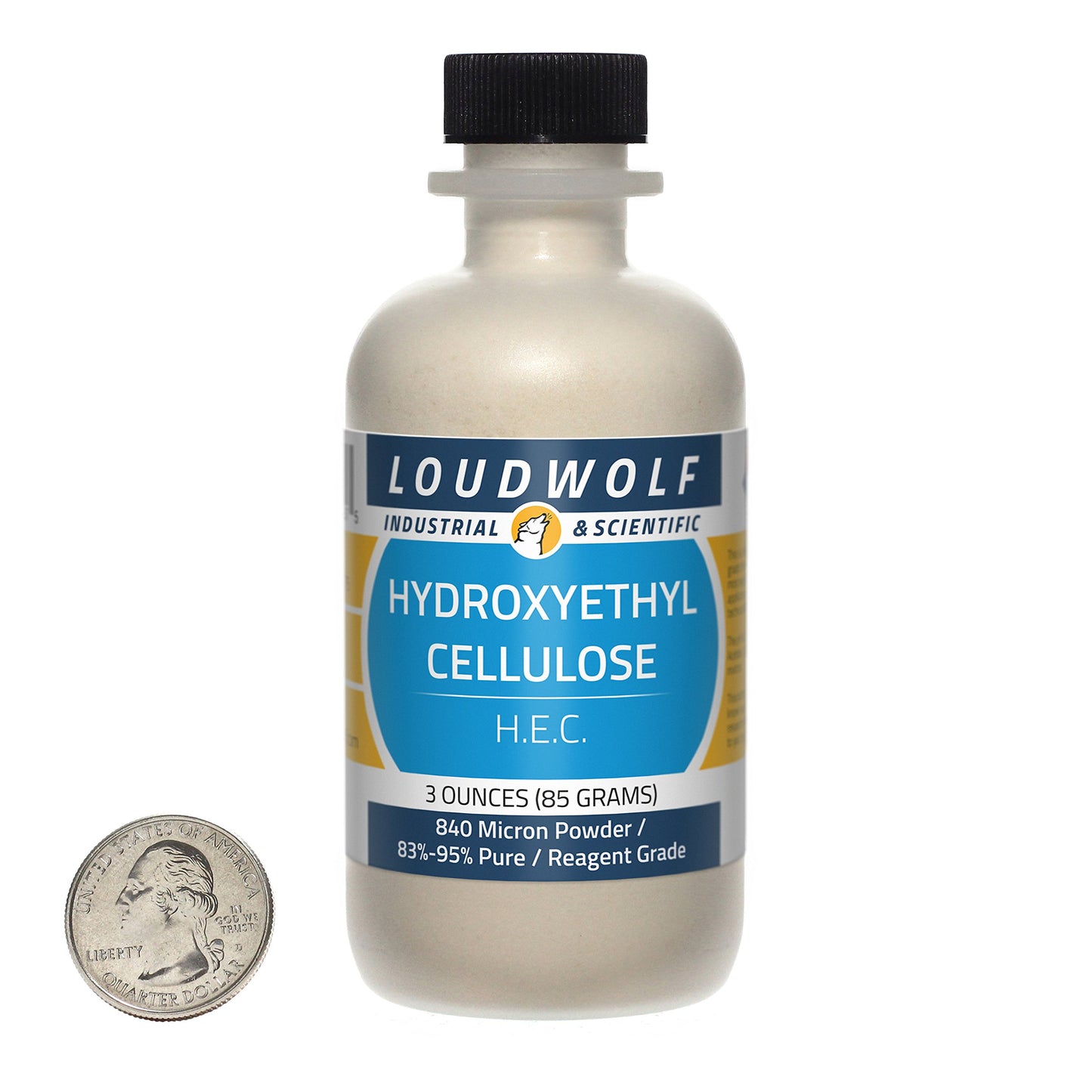 Hydroxyethyl Cellulose/Fine Powder / 3 Ounces/Reagent/Food Grade