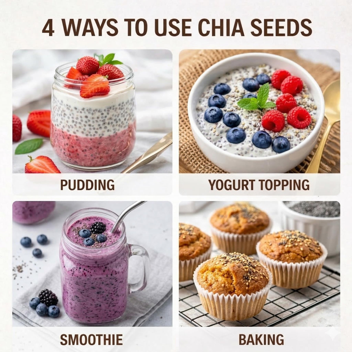 Organic Black Chia Seeds 25 lb Bulk – High Fiber Omega-3 Superfood, Non-GMO, Gluten Free, Vegan, Kosher, Whole Chia Seeds for Smoothies, Chia Pudding & Baking – Cereausly