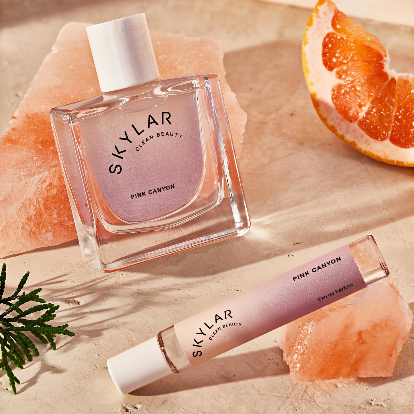 Skylar Eau de Parfum - Hypoallergenic & Clean Perfume for Women & Men, Vegan & Safe for Sensitive Skin - Notes of Grapefruit, Pink Salt & Cedar