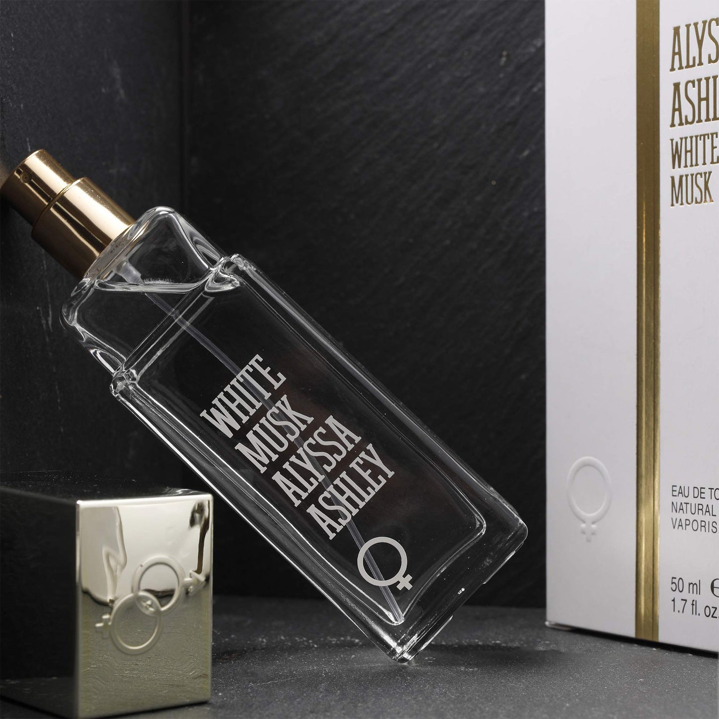 Alyssa Ashley White Musk - Luxurious Perfumes for Women with Sicilian Bergamot and Ylang Ylang - Long Lasting Women Perfume - 1.7 oz EDT Spray