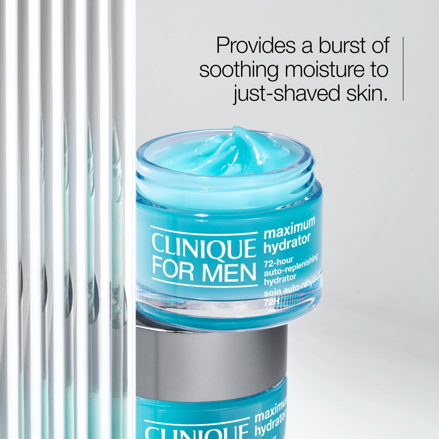 Clinique For Men Maximum Hydrator 72-Hour Auto-Replenishing Oil Free Hydrating Face Moisturizer With Hyaluronic Acid + Aloe Vera,1.7 Ounce,(Pack of 2)