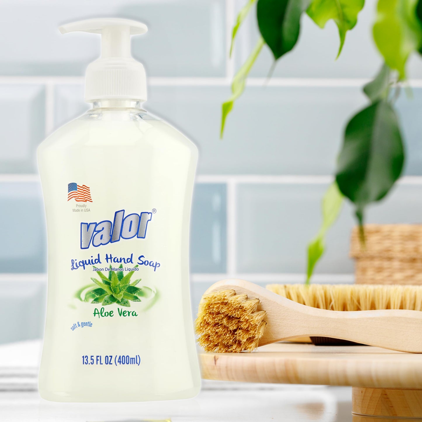 Valor Moisturizing Liquid Hand Soap, 13.5 Fluid Ounces (6 Pack)