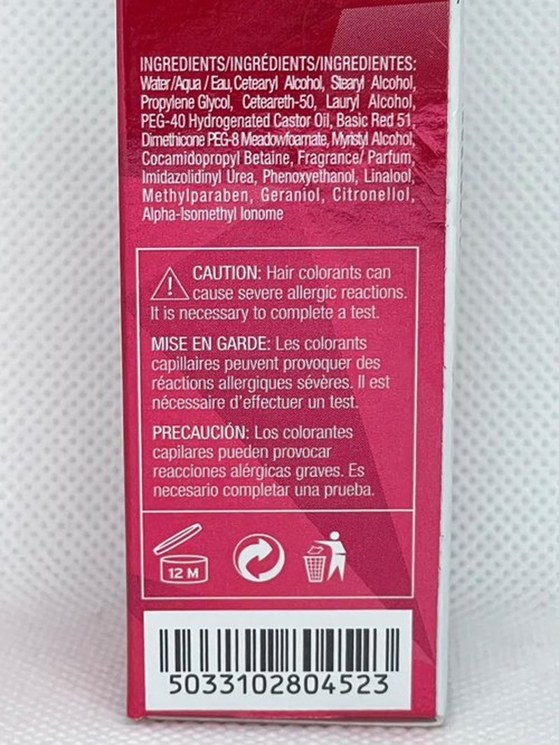 Ion Red Semi Permanent Hair Color Red