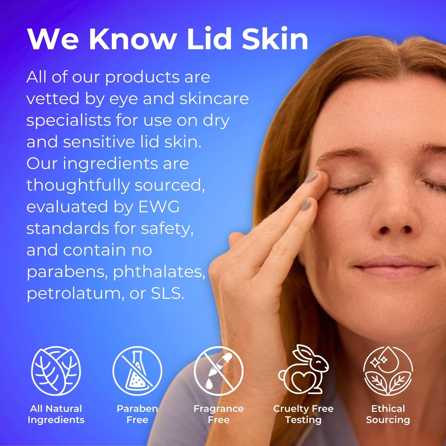 Blinkjoy Lid & Lash Cleanser - Optometrist Recommended for Demodex, Blepharitis, and Dry Eyes - Helps Remove Buildup, Dirt, Oil, and Makeup
