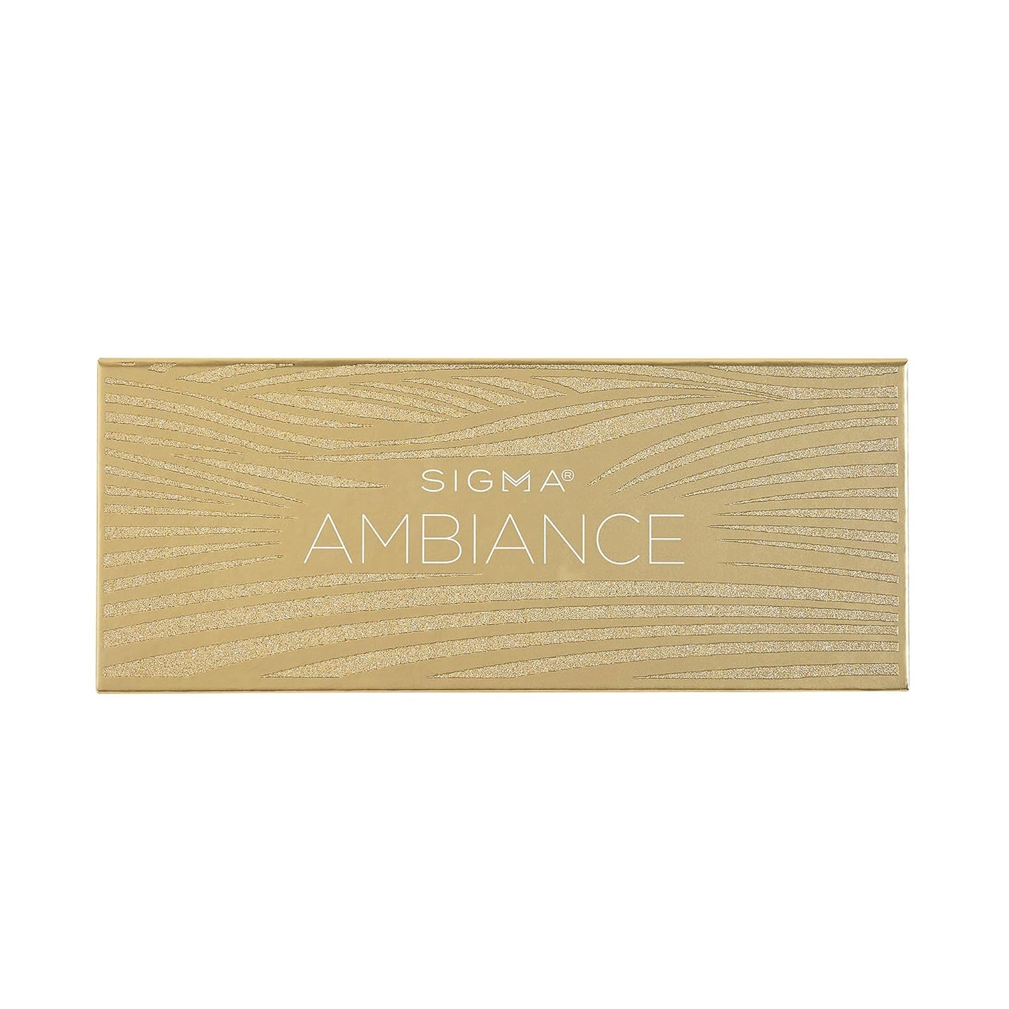 Sigma Beauty Ambiance Eyeshadow Palette - Luminous Neutral & Gold Shades, Mirror Included