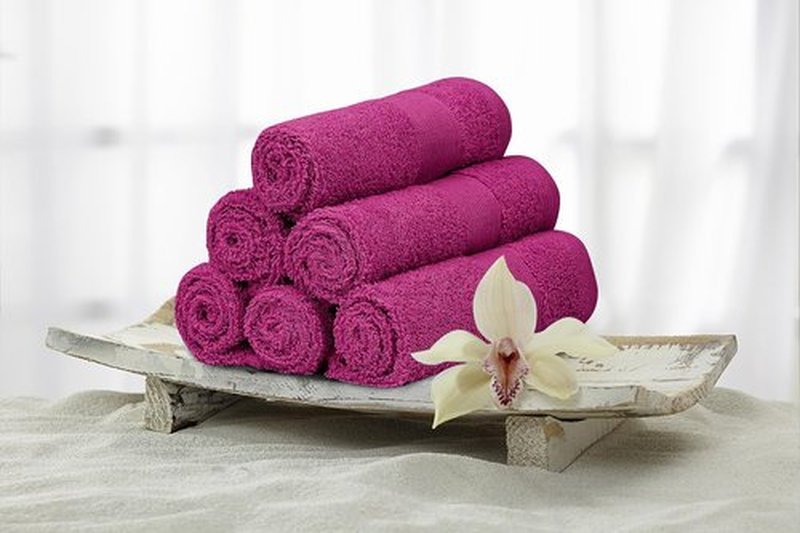 Premium Wash Cloths Pack of 12 (13" x 13" Inches)- 100% Combed Ring Spun Cotton WashCloth - Luxury Washcloths – Ultra Soft Face Towels - Highly Absorbent Wash Cloth for Face (Dark Pink)