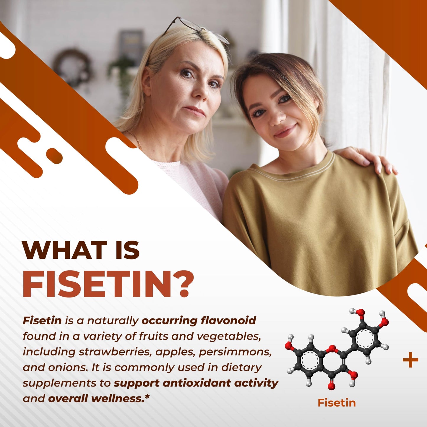 NURAFUSE Fisetin 10-in-1 Formula - with Spermidine Quercetin Resveratrol, Elderberry, Turmeric Non-GMO, Gluten-Free, Soy-Free