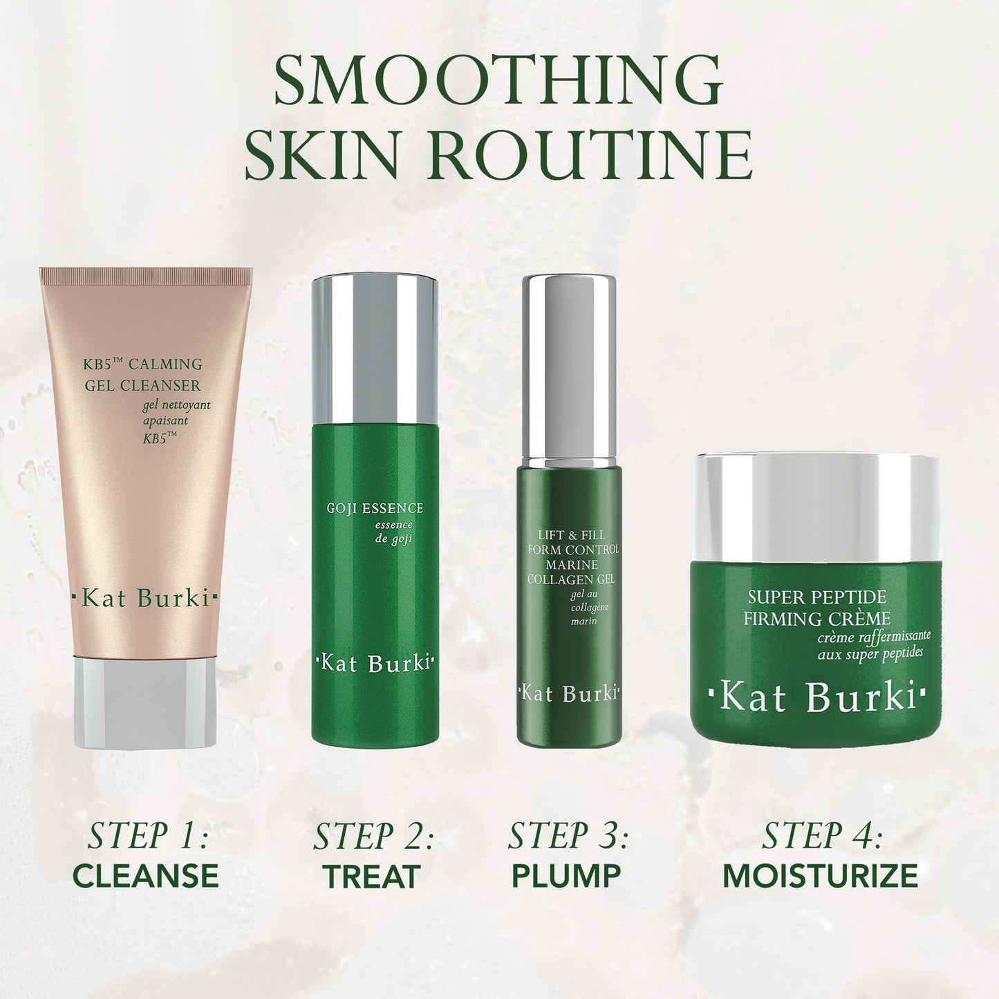 KAT BURKI Goji Refining Essence with Goji Berry, 5% Lactic Acid & Silk Amino Acids, Hydrating & Skin-Perfecting Facial Essence for Even Tone, 4 Fl Oz