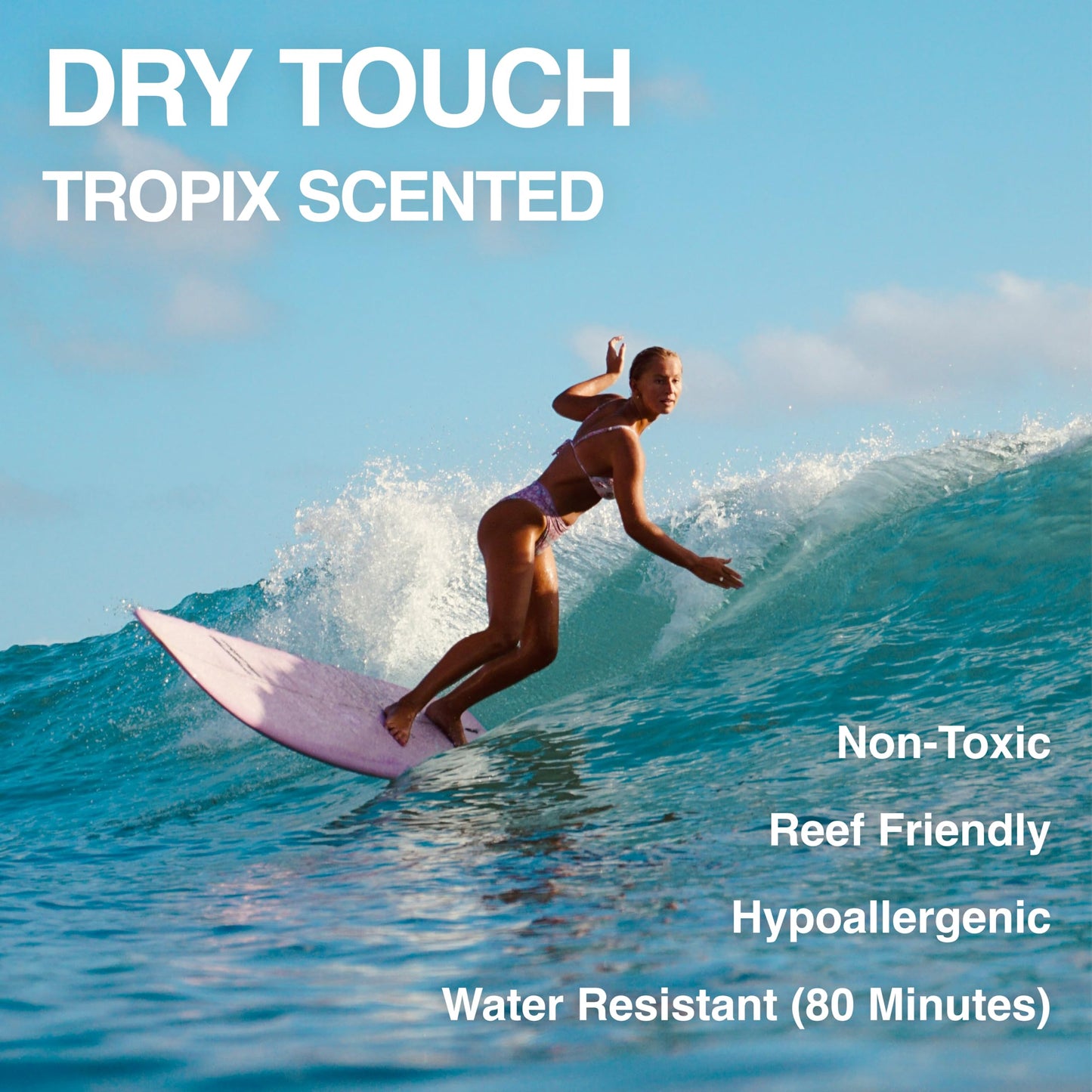 Surface TROPIX Sheer Touch Sunscreen Lotion-Oxybenzone, Octinoxate & Octisalate FREE - Hawaii 104 Reef Act Compliant – Water Resistant UVA/UVB Protection - 6oz - SPF 50-2 Count