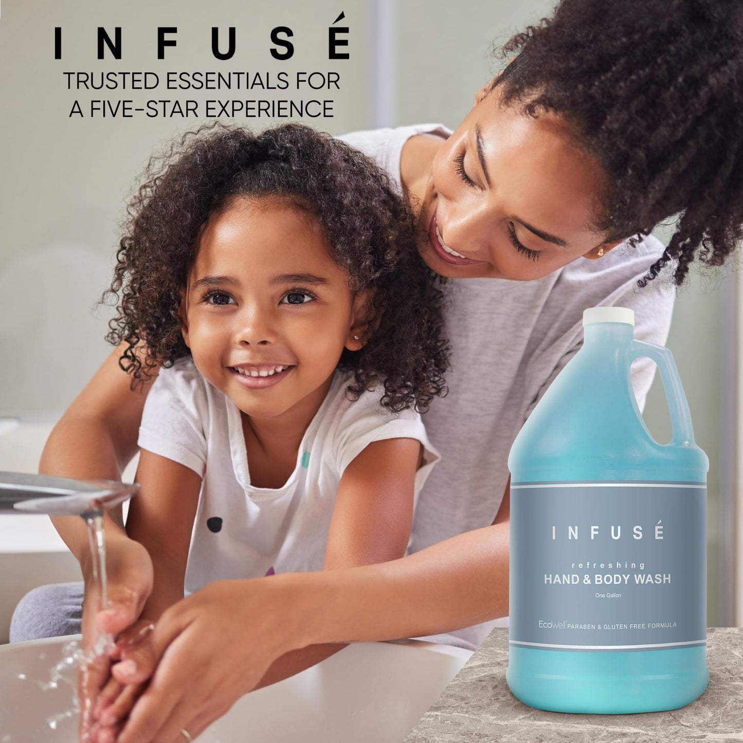 INFUSÉ Hotel Hand & Body Wash, Gallon Refill, 1 Gallon