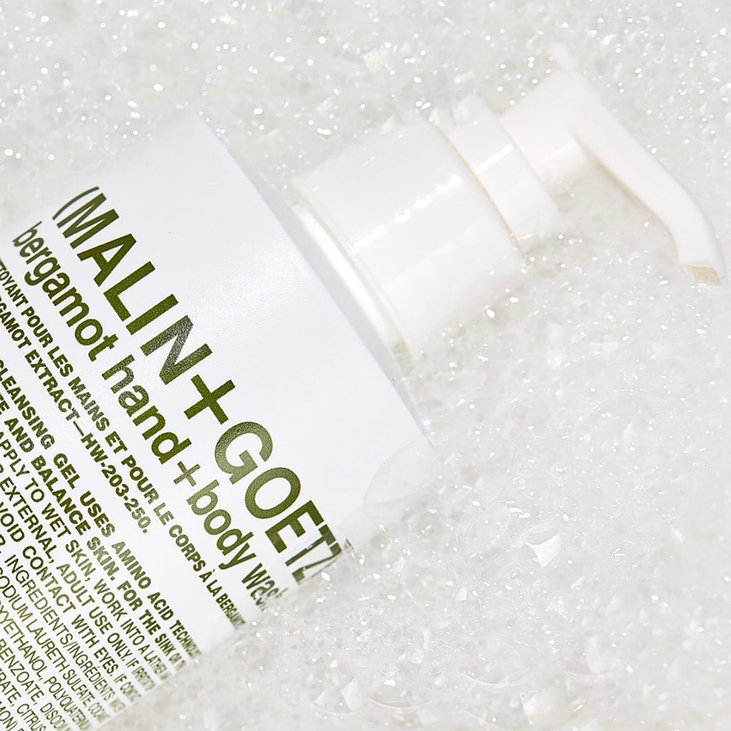 MALIN+GOETZ Hand + Body Wash, Foaming Cleanser, pH-Balanced, Unisex