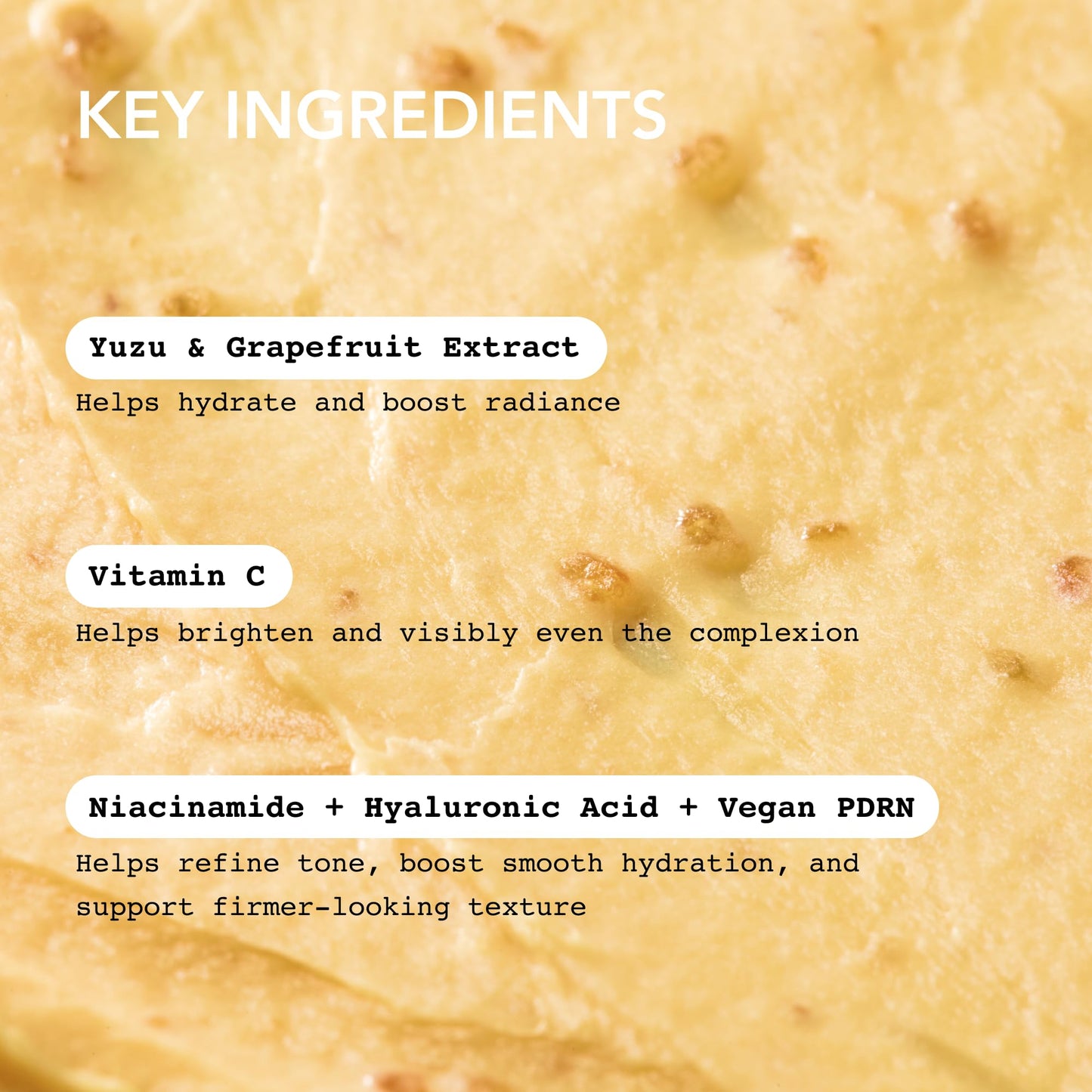 Whipped Korean Skincare Face Wash, Doubles as a Face Mask, Yuzu Grapefruit, Hydrating Vegan Facial Cleanser for Dry Uneven Skin, Radiance Boosting Care with Vitamin C, Niacinamide, Hyaluronic Acid