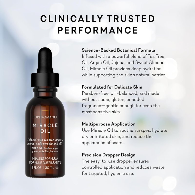 HeLi Miracle Oil - Natural Body Oil for Hydration & Nourishment | 4 oz
