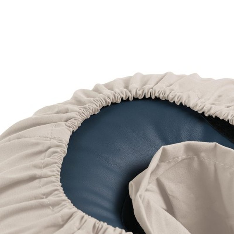 Massage Table Poly-Cotton Sheet Sets by Body Linen. - 3 Piece Set includes Flat & Flat Sheets and a Face Rest Cover. Super Soft and Durable for Professional Use (Natural) - 10 Pack