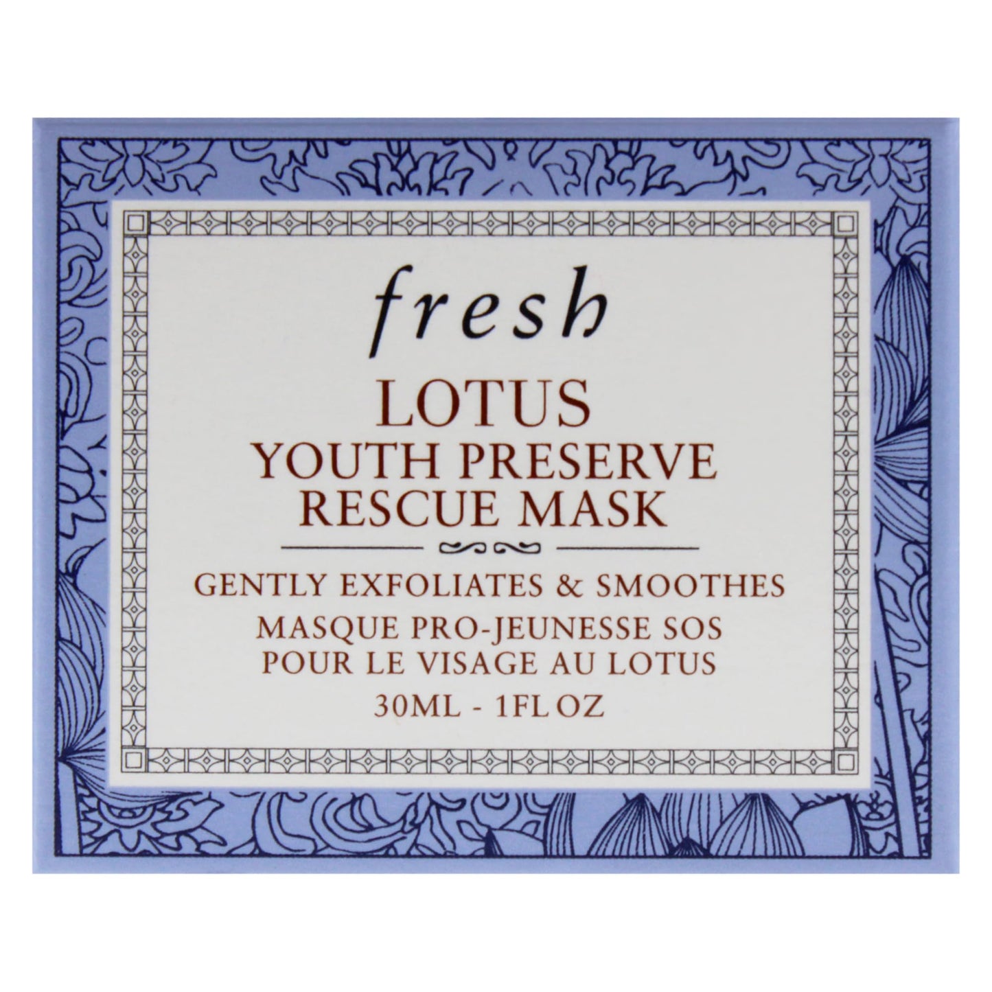 Lotus Youth Preserve Rescue Mask by Fresh for Women - 1 oz Mask