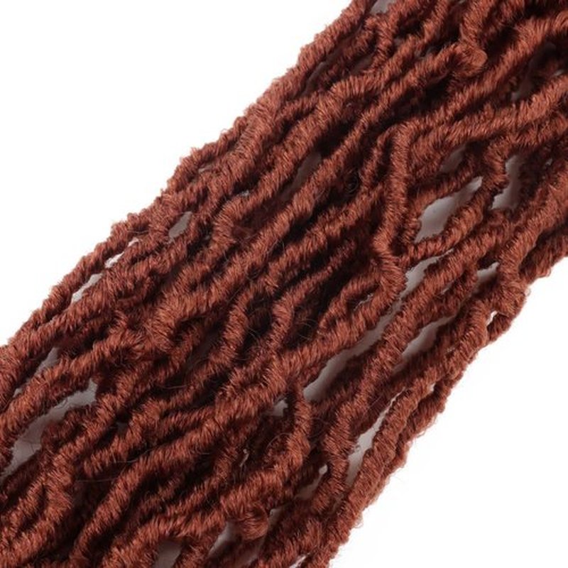 24 Inch Soft Locs Faux Locs Crochet Hair for Butterfly Locs Distressed Locs Hair for Women (24 Inch(Pack of 8), 350#)