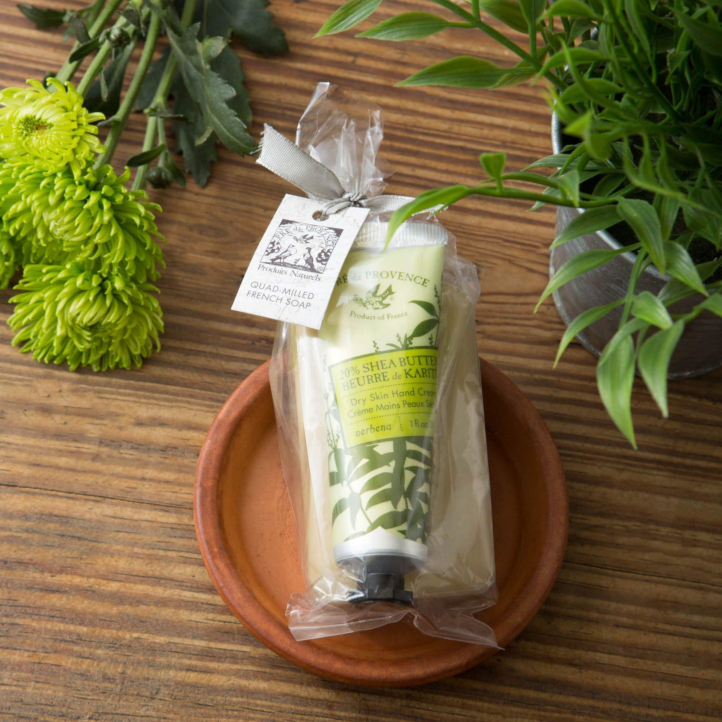 Pre De Provence Luxury Shea Butter Gift Bag with Hand Lotion & Soap Bar - Verbena