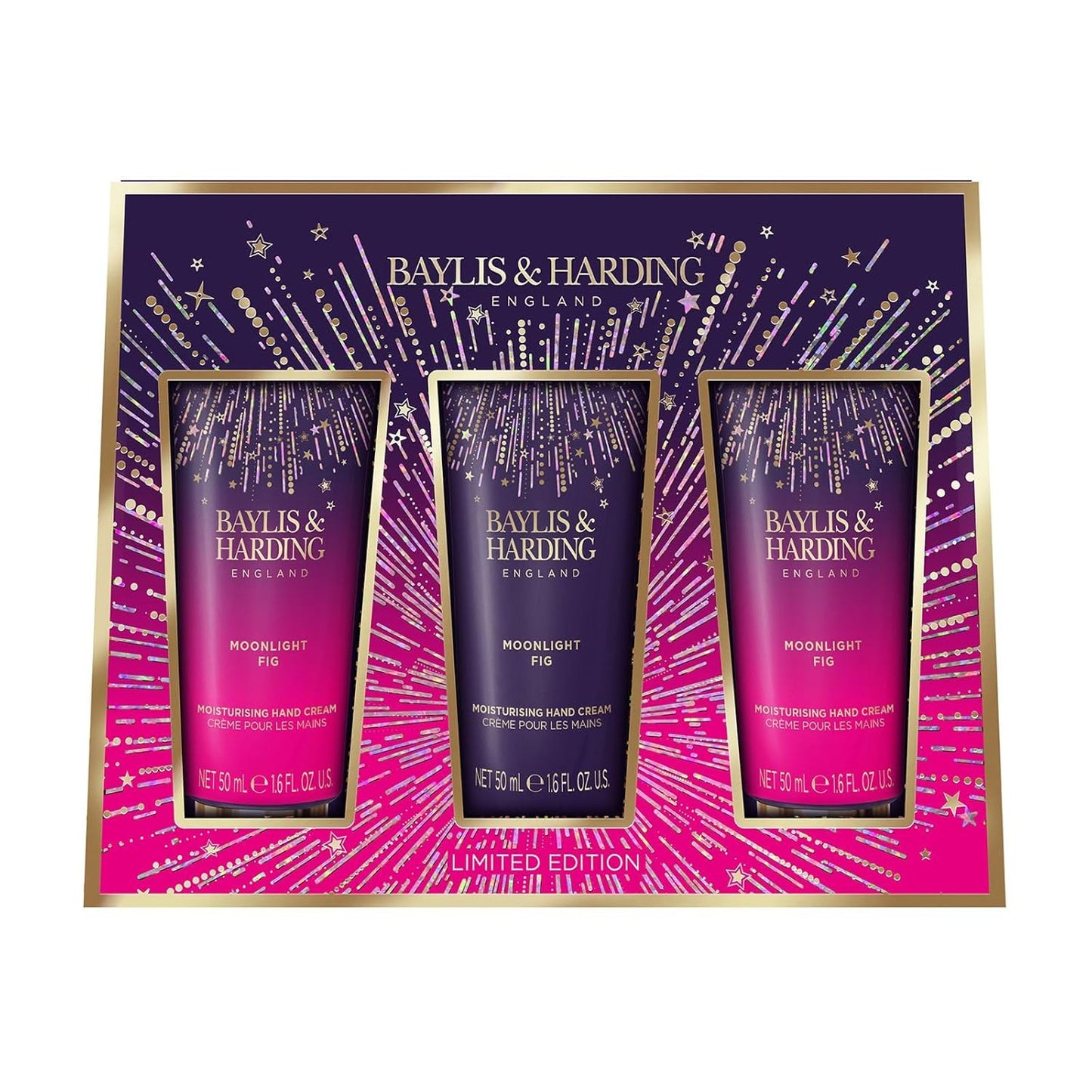 Baylis & Harding Gift Set for Women - Luxury Hand Care Pack | Moonlight Fig - 2 Pack