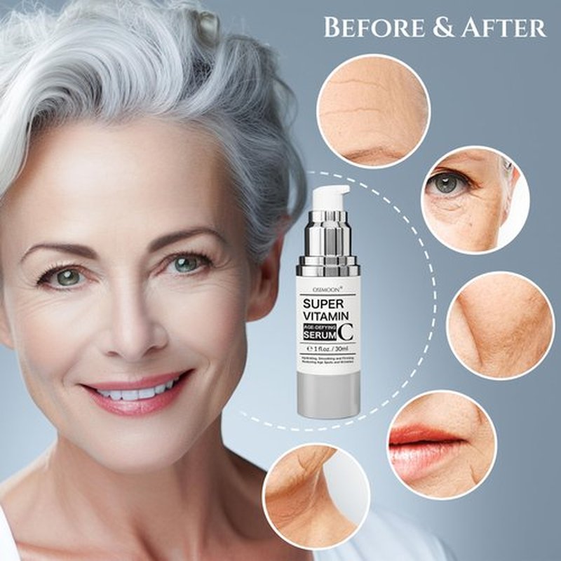 Super C Serum for Women Over 70, Vitamin C Serum for Face, Retinol Serum for Face, Rapid Anti Aging Serum, Super Hydrates, Softens, Lifts and Firms, Even Skin Tone (30ml)