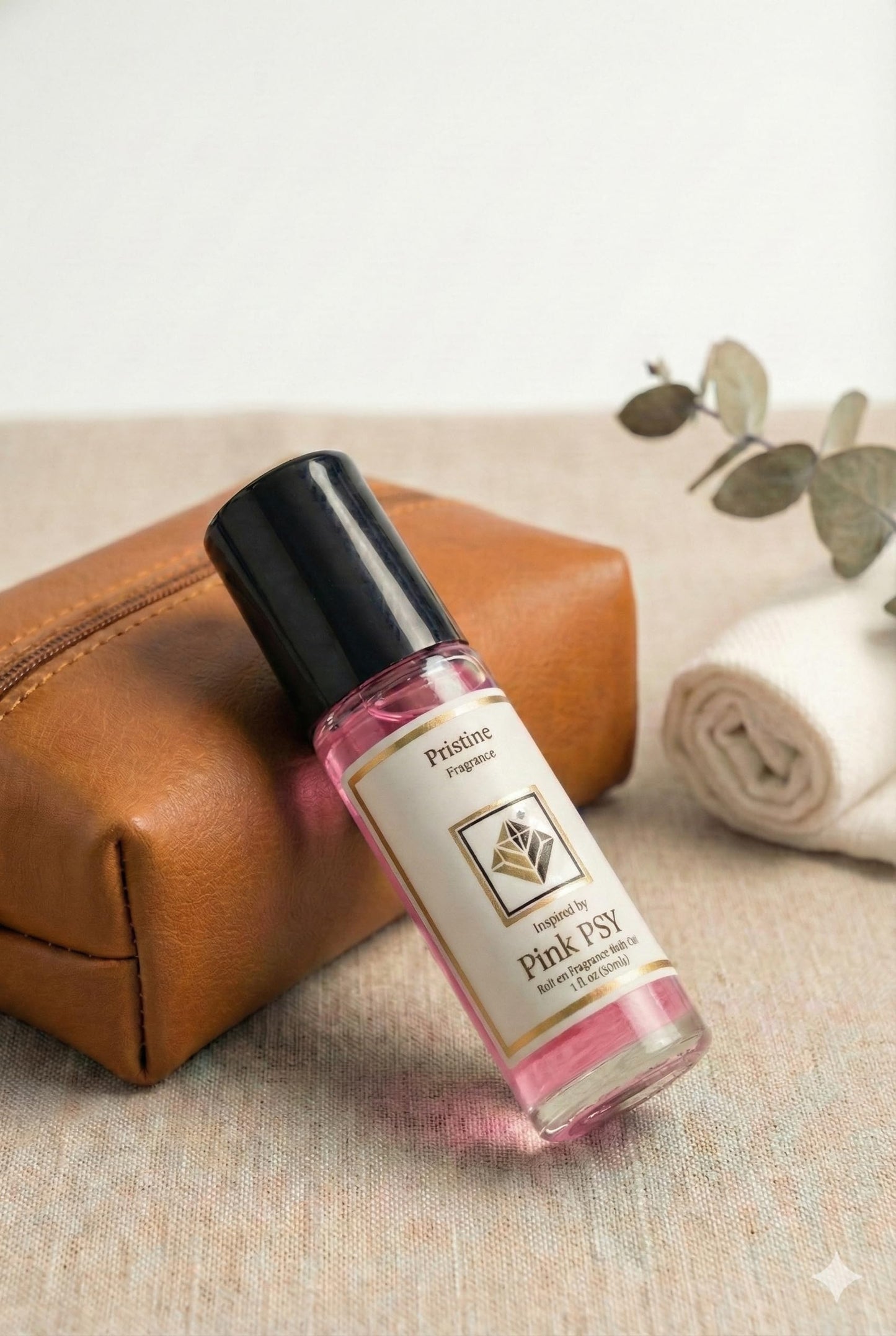 Pink PSY Body Oil Roll on 1oz Long Lasting Perfume Oil, Alcohol Free Concentrated Fragrance, Unisex Scent