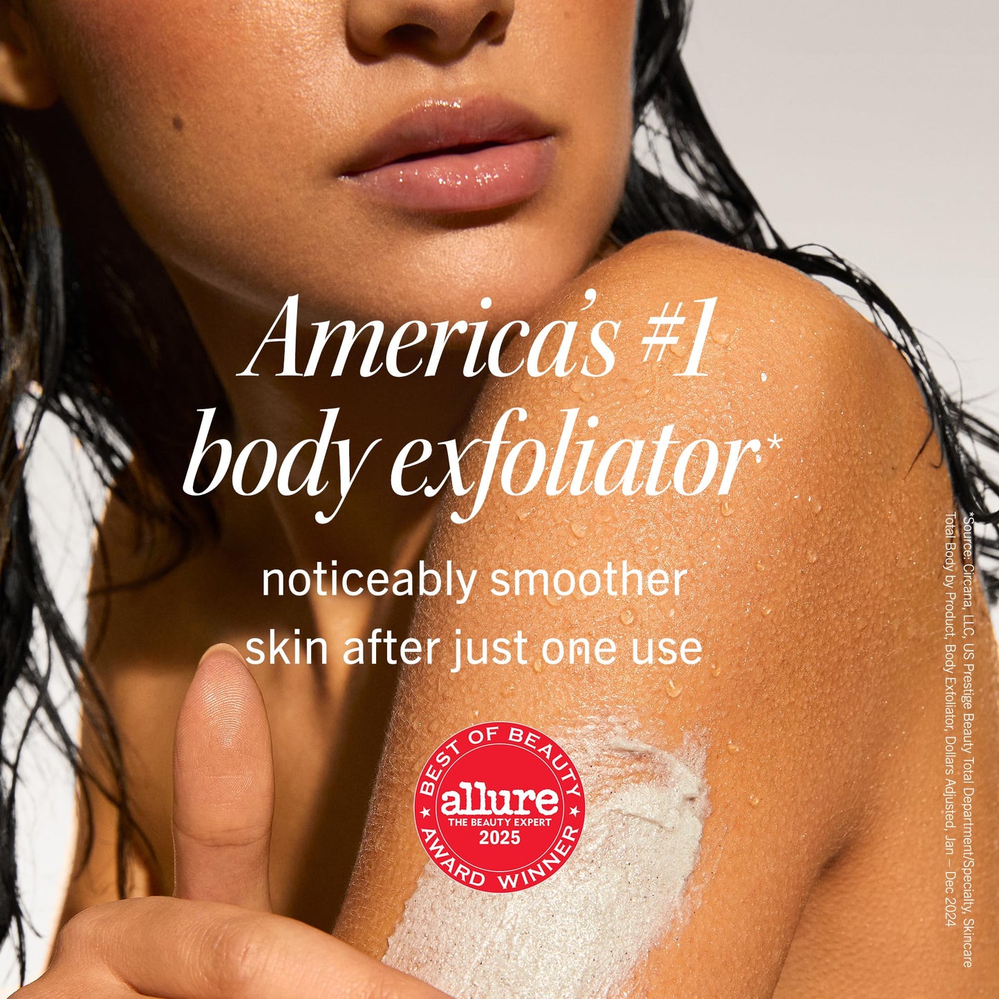 First Aid Beauty - KP Bump Eraser Body Scrub with 10% AHA, Keratosis Pilaris Skin Exfoliater with Glycolic and Lactic acids, Helps Reduce Chicken Skin Bumps, Safe for Sensitive Skin, 8 oz + Bonus, 2ct
