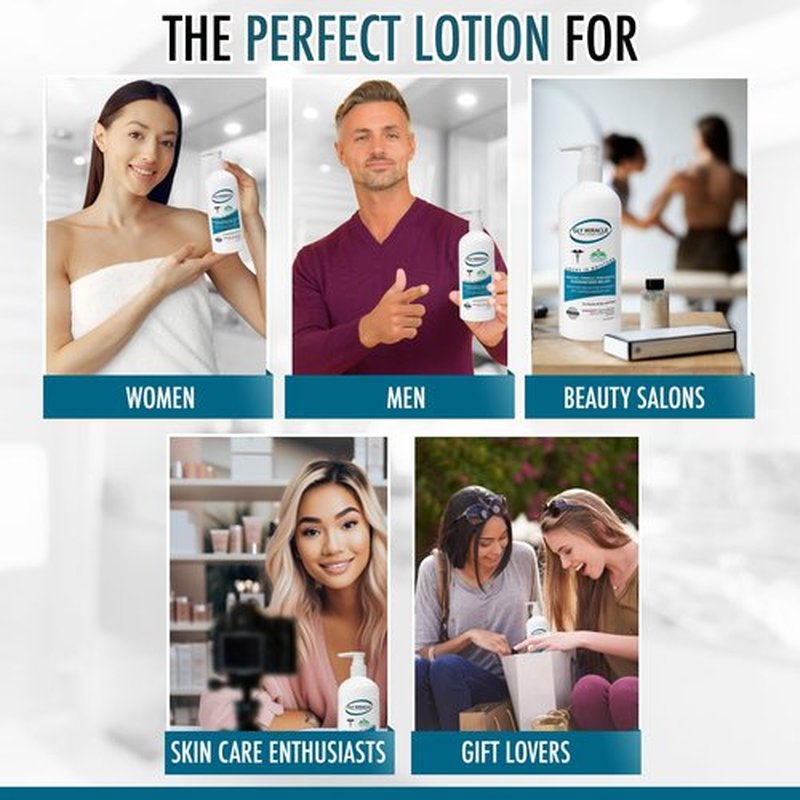 GLY MIRACLE Moisturizing Body Cream for Extremely Dry Skin, Non- Greasy Skin Humectant for Hands, Body & Feet, Body Lotion for Extremely Dry Skin, Non-Oily, with Pure Glycerin, Fresh Scent 12 Ounce